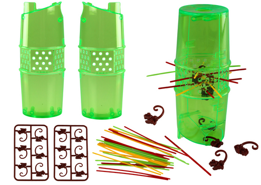 Arcade Game Catch the Monkey Falling Monkeys Sticks