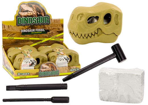Archaeological Dig Set Dinosaurs Fossils Skull