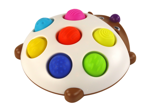 Hedgehog Sensory Toy Educational Board with Tabs