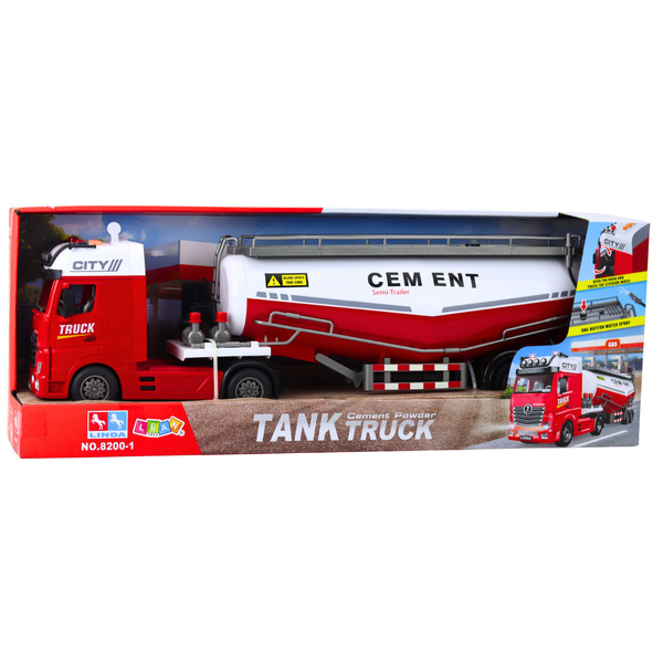 Zementtankwagen mit Wassergießfunktion, Lichtern und Geräuschen