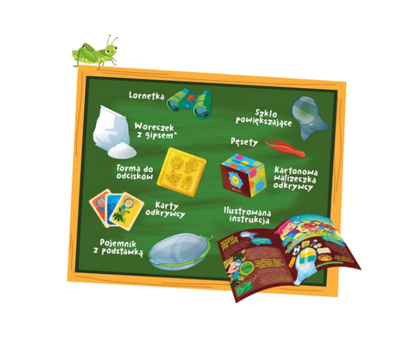 Spaß mit der Wissenschaft Entdeckungen der Natur Labor Junior Polnische Sprache Clementoni 50714