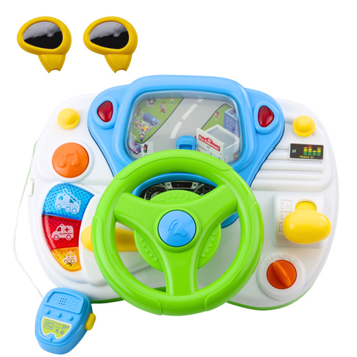 Driving Simulator Educational Steering Wheel Interactive Sounds Lights