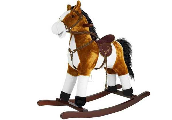 Rocking Horse 74cm Light Brown