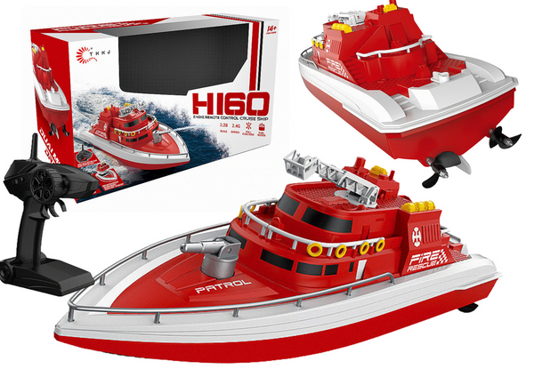 HI60 Ferngesteuertes Boot R/C 1:28 Rot