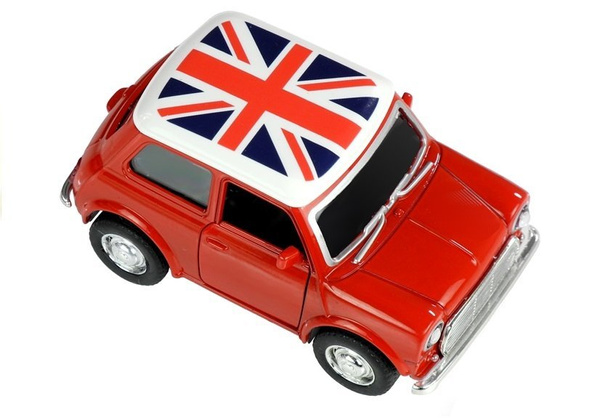 Oldtimer-Metallfahrzeug mit gemischtem Sound