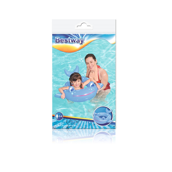 Schwimmring Wal 84x 71cm Bestway 36128