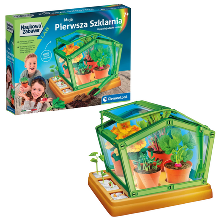 Galileo Wissenschaft Mein Erstes Gewächshaus Labor Botanik & Pflanzen Polnische Version Clementoni 50861