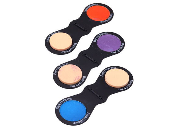 Zestaw Piękności Tatuaże 12 Kart 3 Cienie Do Włosów Gąbeczki