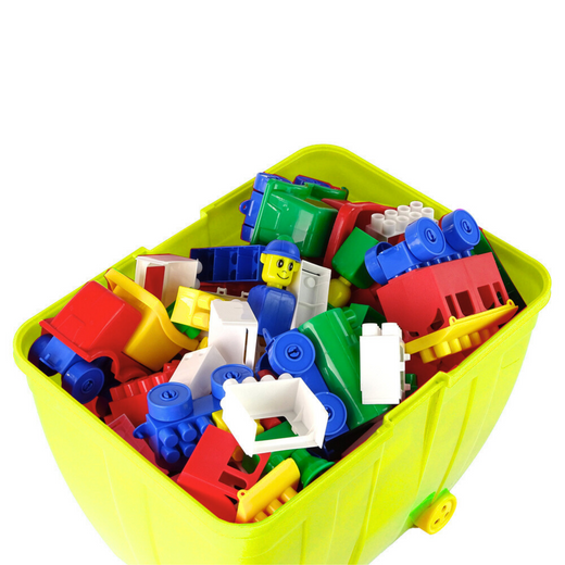 Grosser Koffer Mit Farbigen K2-bausteinen