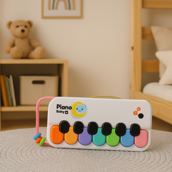 Educational Musical Piano For Children Interactive Colorful Beads