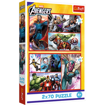 Puzzle - 2x70 - Become a Hero Trefl 34439