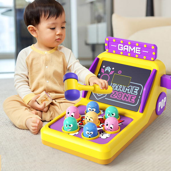 Whack A Mole Arcade Game Slot Machine With Hammer Lights Sounds