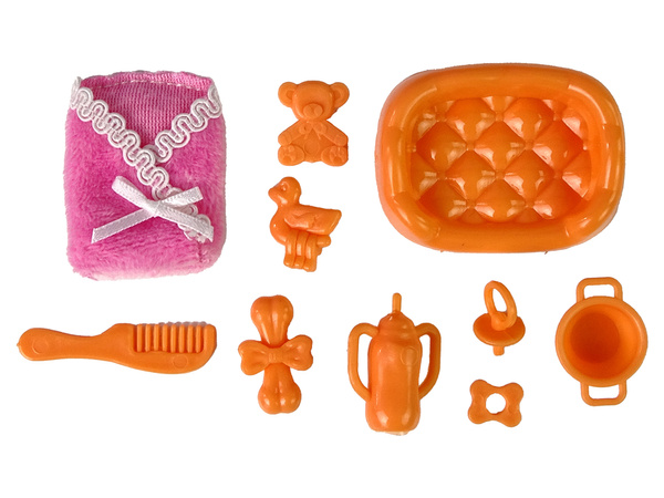 Zubehör für schwangere Babypuppen mit langen Haaren