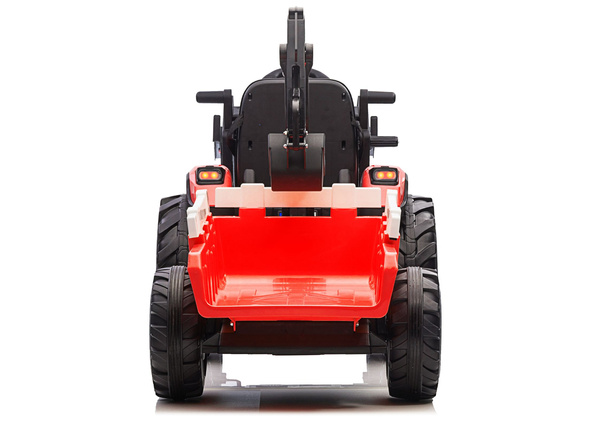 Battery-Powered Excavator with Trailer SX2068 Red