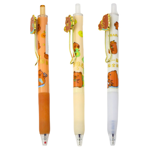 Capybara Gel Pen Blue Ink 0.5mm 14cm Mix