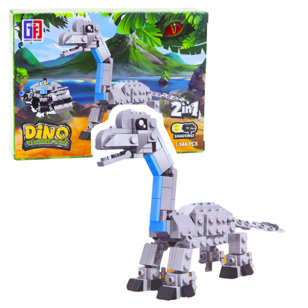 Bausteine Set Dinosaurier Roboter 2in1 145-161 Teile Mix