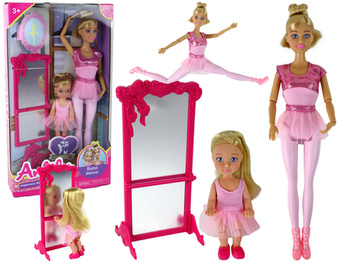 Anlily Mutter-Kind-Ballerina-Puppen