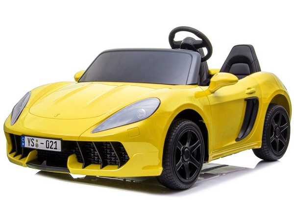 YSA021A Electric Ride-On Car Yellow Painted