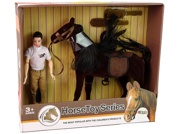 Brown Horse Doll Figures Accessories