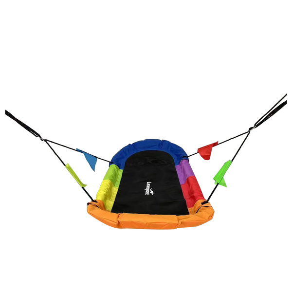 Garden Swing Stork's Nest Rectangular Colorful 167 x 75cm