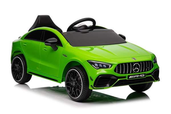 Battery-powered car Mercedes CLA 45s AMG Green 4x4