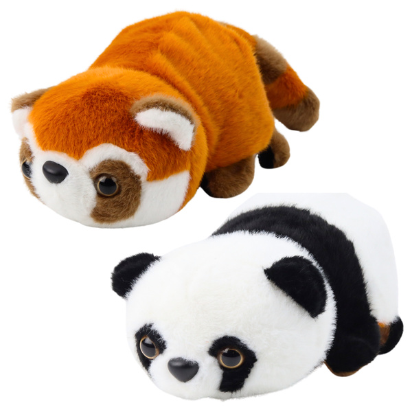 Plush Mascot Cuddly Toy Panda Red Classic 2in1 22cm