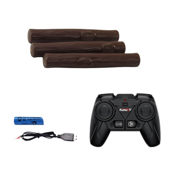 Agricultural Tractor With Trailer And Grapple Remote Controlled RC 2.4G