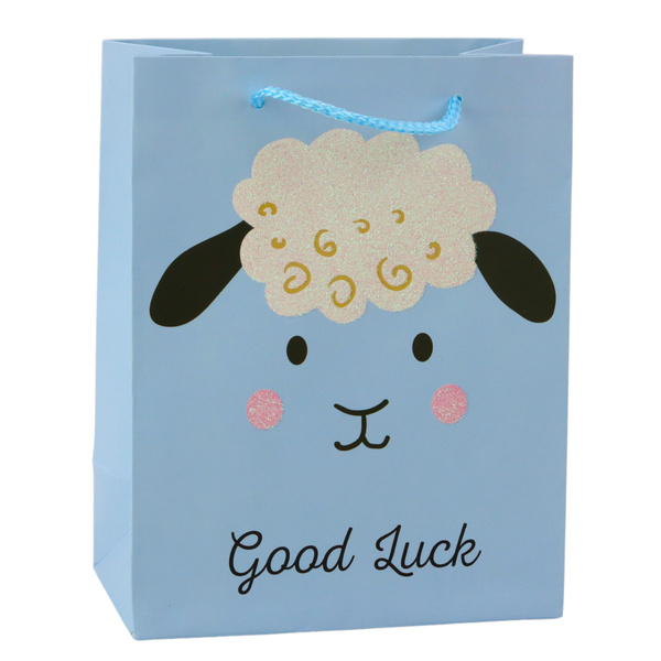 Paper Gift Bag Animals Glitter 23 x 18 x 10.5 cm