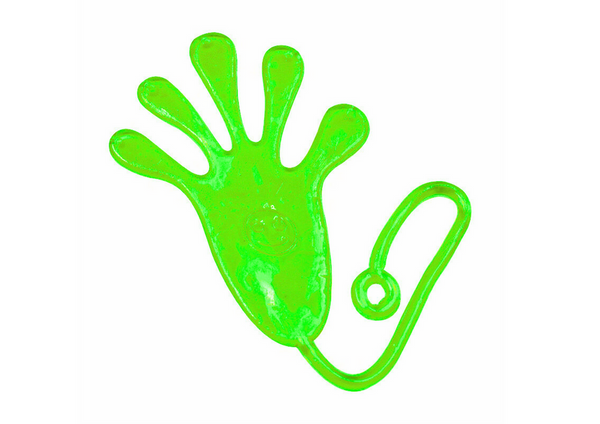 Sticky Hand Elastic Slime Green