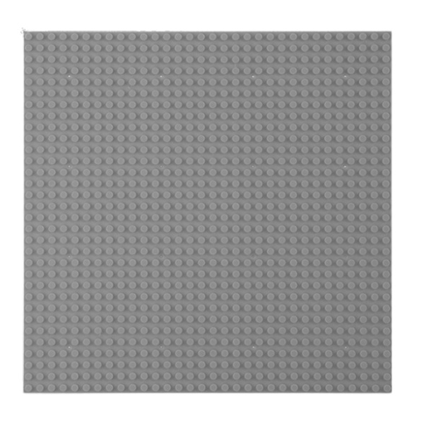 Bauplatte für Bauklötze Grau 40x40cm