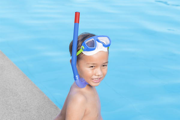 Diving Mask With Snorkel Navy Blue Bestway 24018