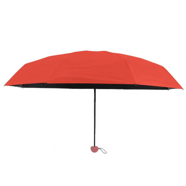 Faltbarer Taschenschirm mit UV-Schutz UPF 50+ Etui Rot 90 cm