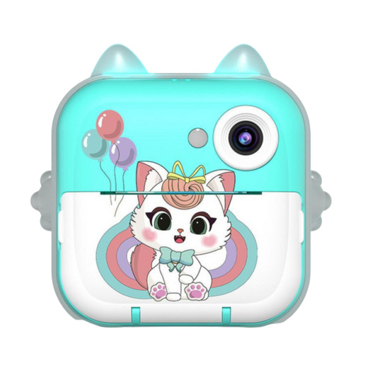 Aparat Natychmiastowy z Drukarką Termiczną Gry 3 Rolki Kotek Różowy