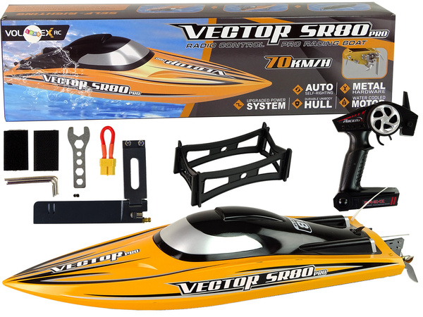 Łódź Motorboot R/C Brushless ARTR SR 80 PRO 74 km/h Gelb
