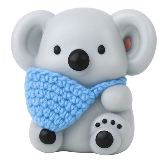 Soft Koala Anti-Stress Squishy with Woolen  Bag 8.5cm