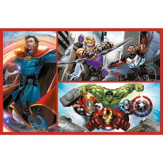 Puzzle - 2x70 - Zostań bohaterem - Avengers - Trefl 34439