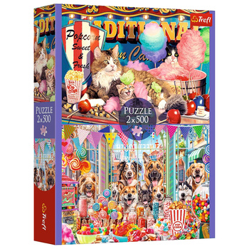 Puzzle - 2x500 - Fluffy Friends Trefl 37495