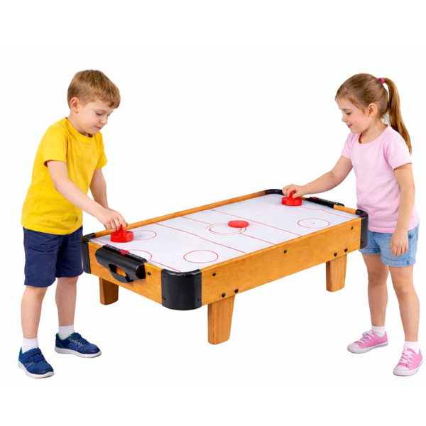 Mini-Airhockey-Tischspiel für Kinder aus Holz