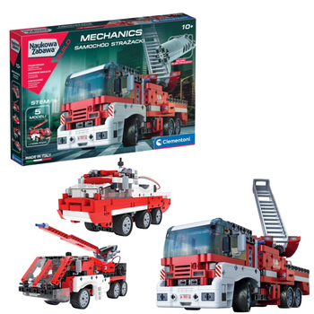 Scientific Fun Mechanics Laboratory: Fire Truck Polish Language Clementoni 50728