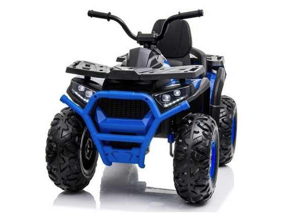 Elektro Quad XMX607 Blau Ledersitz EVA-Reifen LED Frontscheinwerfer 2x45W