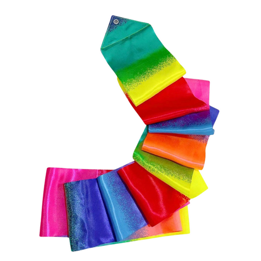 Gymnastikband für Tanzübungen farbig 205 x 5cm