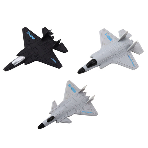 Gun Launcher Fighter Planes 3in1 Set Lights Sounds