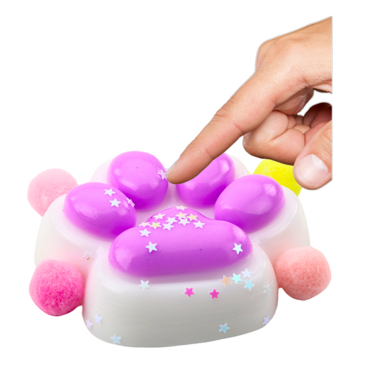 Squishy Cat Paw Anti-Stress Sensory Squishy Stars Purple