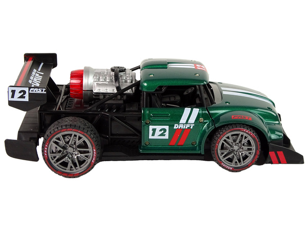 Remote Controlled Sports Car R/C 1:16 Green.