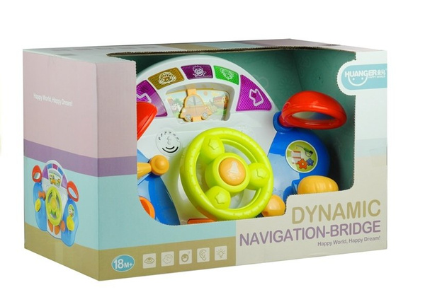 Interactive Steering Wheel For Children Dashboard Sounds