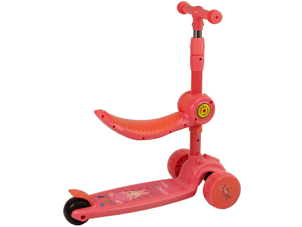Dreirädriger Balance-Roller Saddle Pink Music Diodes Rabbit