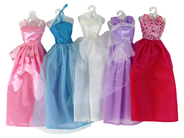 Children's Doll Long Blonde Hair Wardrobe Shoes Dresses Accessories