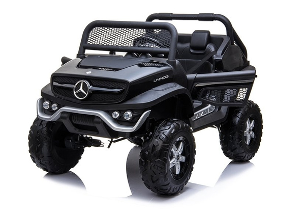 Kinderfahrzeug Mercedes Unimog Schwarz