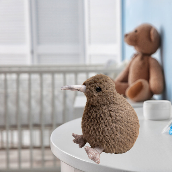 Plush Kiwi Bird Plush Toy Mascot Cuddly Toy Dark Brown 25cm