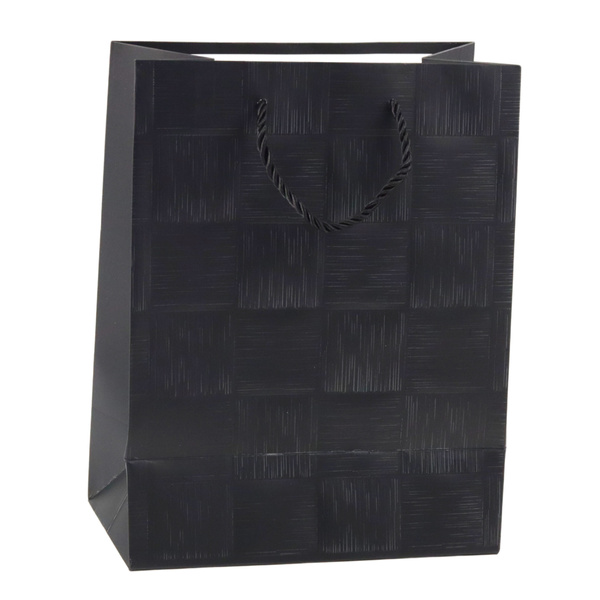 Gift Bag Structured Squares Elegant 23 x 18 x 10 cm